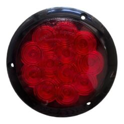PLAFON 12V 4" 12LED ABS PLANO MOVIMIENTO Y ESTROBO ROJO TROGRIM
