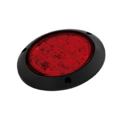 PLAFON 12V 4" ABS PLANO 14LED ESTROBO ROJO TROGRIM