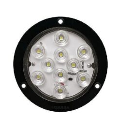 PLAFON 12V/24V 4" ABS AMALIGHTS 9LED FIJO BLANCO