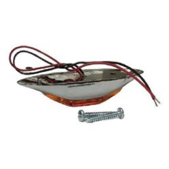 PLAFON 12V/24V LATERAL CROM 2LED FIJO AMB TROGRIM