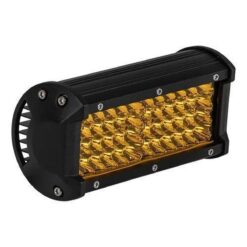 BARRA LED RECTA 12V/24V 48LED AMBAR 5.5" FIJO