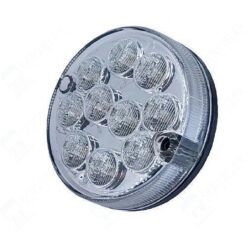 CALAVERA LED 12V/24V 3.5" 10LED BOXER OF TORINO OH C/CABLES CRISTAL/AMBAR