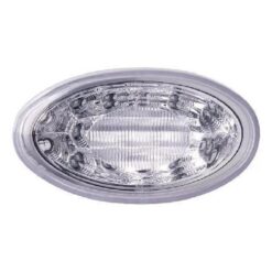 CALAVERA 24V IRIZAR i5 P/TULIPA OVAL 2 CABLES CRISTAL AMBAR