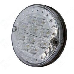 CALAVERA REDONDA 4.5" 12V/24V ALLIADO TORINO 10LED BLANCO