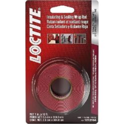 CINTA SELLADORA Y AISLANTE ROJA SILICON EN CINTA LOCTITE 2.5 X 304.8CM (1212164)