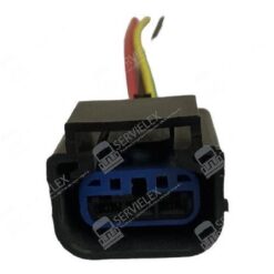 CONECTOR 3VIAS SENSOR CUMMINS NEGRO ECONOMICO DE CIGUEÑAL DODGE