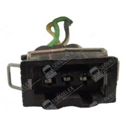 CONECTOR 3VIAS ENTRADA CUADRADA