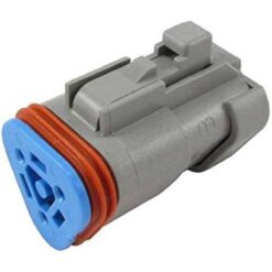 CONECTOR 3VIAS MACHO C/RESISTENCIA DEUTSCH DT06-3S-P006
