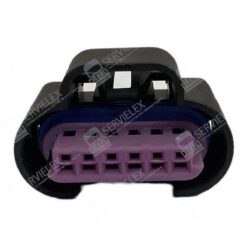 CONECTOR 6VIAS NEGRO SEGURO MORADO SERIE GT 150 APTIV