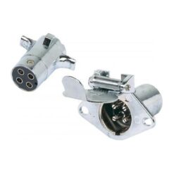 CONECTOR REMOLQUE METALICO 4VIAS HEMBRA/MACHO P/TRAILER JUEGO ECONOMICO