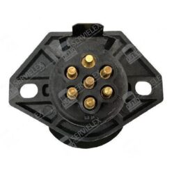 CONECTOR REMOLQUE 7VIAS HEMBRA P/TRAILER ENCHUFE DE BLOQUEO PHILLIPS 16-726