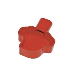 CUBIERTA CAPUCHON TERMINAL BATERIA FLOR ROJO (+) GM-161