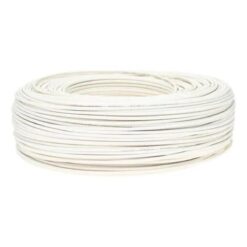 CABLE ROLLO 100M AUTOMOTRIZ CALIBRE 14 BLANCO ECONOFLEX
