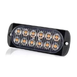 ESTROBO PLANO SENCILLO 12LED AMB/AMB