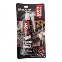 SILICON SELLADOR ALTA-TEMP RTV NEGRO 70G ECOM