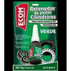 RETENEDOR DE P. CILINDRICAS ALTA RESISTENCIA VERDE 10g