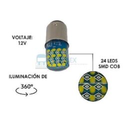 FOCO 12V 1176 2POLOS P/PAREJAS GEL 24L ESTR BCO