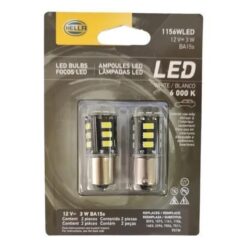 FOCO HELLA 12V 1156 1POLO P/PAREJAS 18LED C/U FIJO BCO