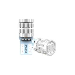 FOCO 12V/24V T10 PELLIZCO 2PISOS 30LED FIJO AZ (CANBUS)