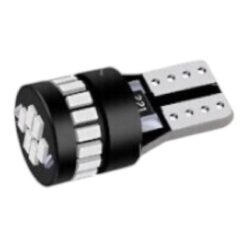 FOCO 12V T10 PELLIZCO 21LED FIJO AZUL DE BAYONETA