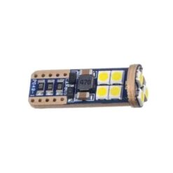 FOCO 12V T10 PELLIZCO INTENSO 12LED FIJO BLANCO
