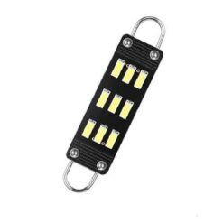 FOCO 12V T/FUSIBLE 8LED CON OREJAS