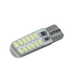 FOCO 24V T10 SILICON 24LED ESTROBO BCO