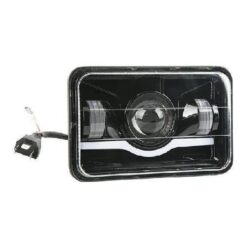 FARO LED 12V/24V RECTANGULAR H4656 OJO DEMONIO ROJO LUPA C20