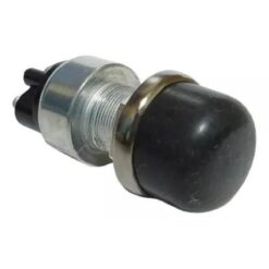 INTERRUPTOR MARCHA 1PASO REBOTE 2TERMINALES REFORZADO CON CAPUCHON NEGRO POLLAK 24-360