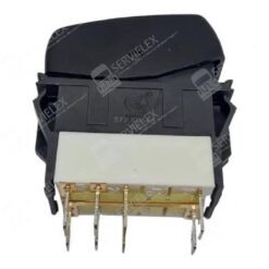 INTERRUPTOR TECLA KENWORTH 1PASO 8TERMINALES EMERGENCIA INTERMITENTES P27-1040-25