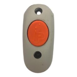 INTERRUPTOR BOTON TIMBRE PARA TUBULAR AUTOBUS GRIS (REDONDO) 1PASO REBOTE 2TERMINALES