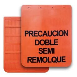 LODERA (2PZ) PRECAUCION DOBLE SEMIREMOLQUE NARANJA