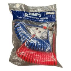MANGUERA ESPIRAL DE AIRE PHILLIPS (SET ROJO/AZUL)