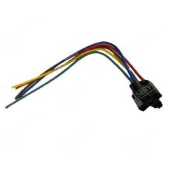 PORTA RELEVADOR 5TERMINALES REFORZADO CABLE LARGO CALIBRE 14 CONECTOR GM-162