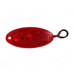 PLAFON 12V IRIZAR SEMILLA 2LED ROJO