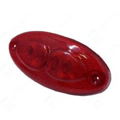 PLAFON 12V/24V IRIZAR SEMILLA 4LED ROJO