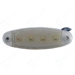PLAFON 12V/24V ZAFIRO LUNA 4LED C/ROJO