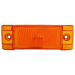 PLAFON FOCO CHALUPA REFLEJANTE SELLADO C/CONECTOR AMBAR LATERAL 12V TRAKTOLAMP 2319