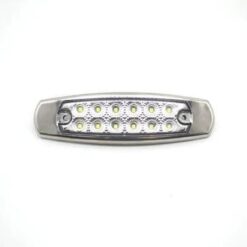 PLAFON 12V LATERAL T/PETERBILT 12LED FIJO ECON BLANCO