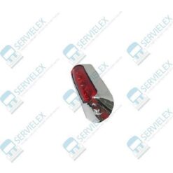 PLAFON 12V KENWORTH LATERAL 4LED FIJO ROJO