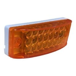 PLAFON 12V/24V RECTANGULAR 21LED FIJO AMBAR TRAKTOLAMP