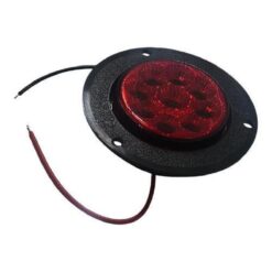 PLAFON 12V 2" ABS 9LED FIJO ROJO