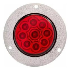 PLAFON 12V 2" ABS GRIS 9LED ESTROBO/FIJO ROJO