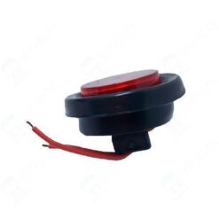 PLAFON 12V 2" FOCO SELLADO C/CONECTOR HULE ROJO LUNA