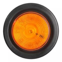 PLAFON 12V REDONDO 2" HULE 9LED AMBAR C/CONECTOR TRAKTOLAMP 8091A