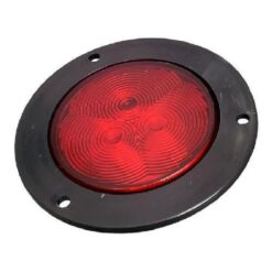 PLAFON 12V REDONDO 2.5" ABS 3LED FIJO ROJO