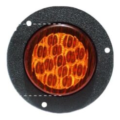 PLAFON 12V REDONDO 2.5" ABS 13LED FIJO AMBAR