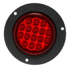 PLAFON 12V REDONDO 2.5" ABS 13LED FIJO ROJO