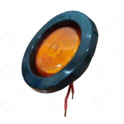 PLAFON 12V REDONDO 2.5" HULE FOCO SELLADO C/CONECTOR AMB LUNA
