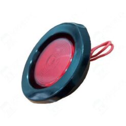 PLAFON 12V REDONDO 2.5" HULE FOCO SELLADO C/CONECTOR ROJO LUNA